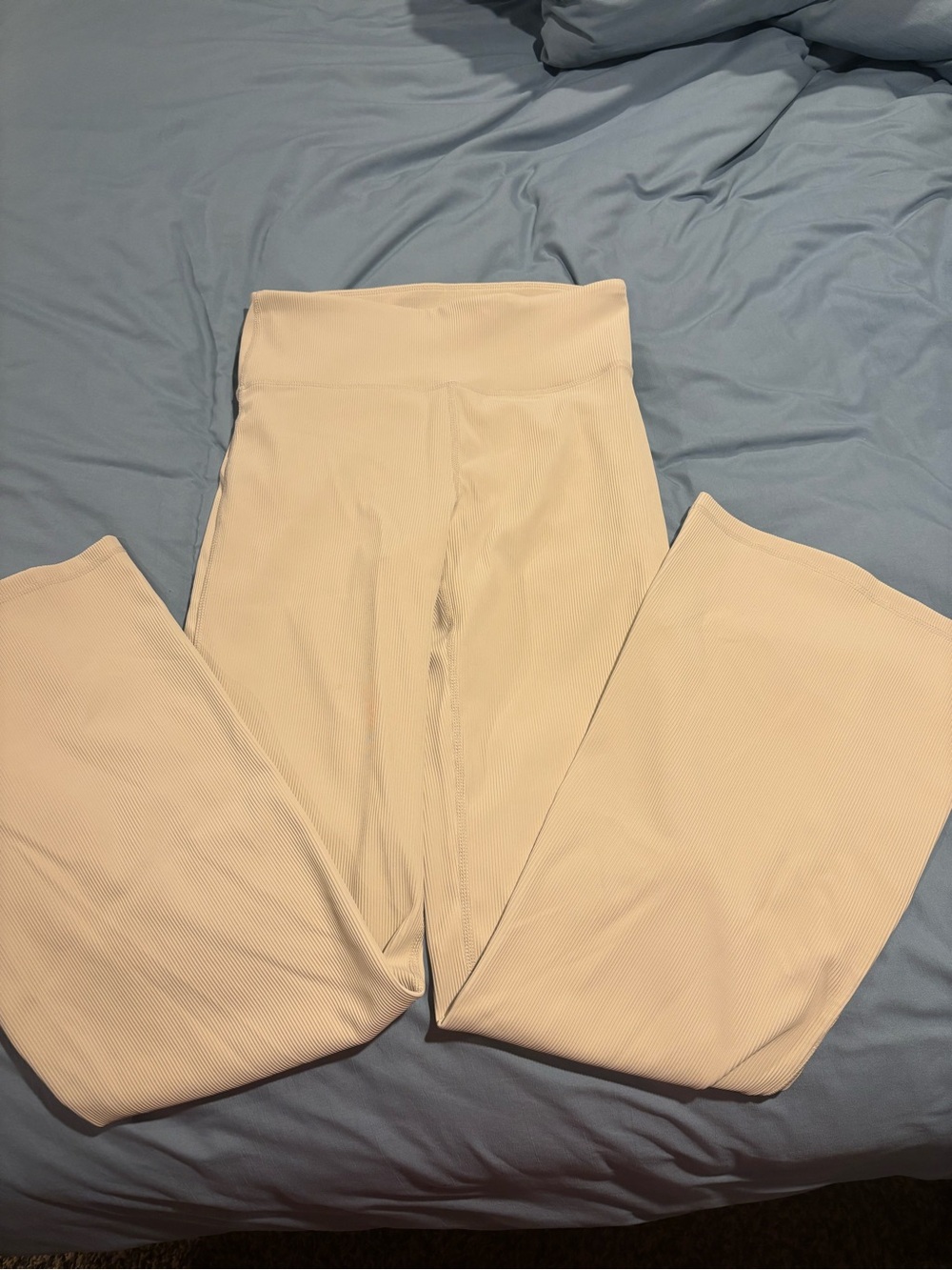 New Ribbed Flare Leggings